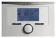 Vaillant Temperaturregler mit digitalem Display, zeigt aktuelle Temperatur und Wunschtemperatur an. Steuerung mittels Drehknopf und Tasten.
